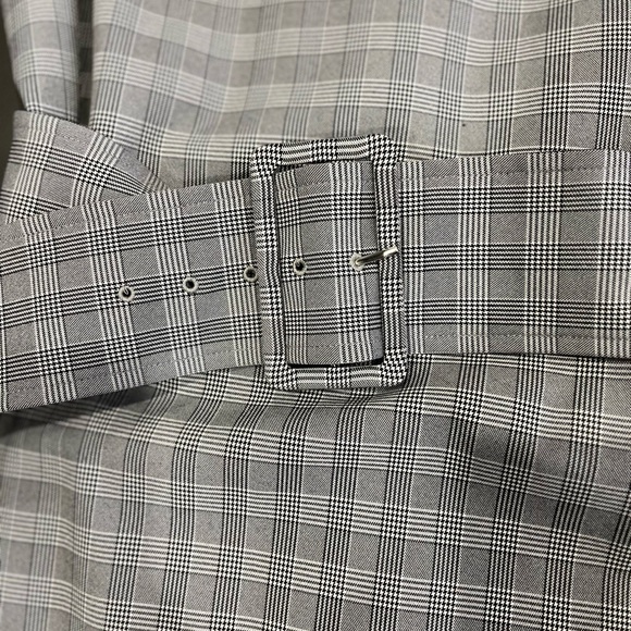 Theory plaid, knee length, belted dress - Picture 5 of 6